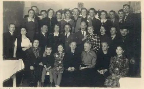 men, women and children social history real photo postcard