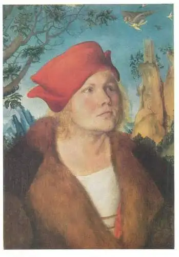 Paintings postcard Lucas Cranach Dr. Johannes Cuspinian Winterthur Leipzig