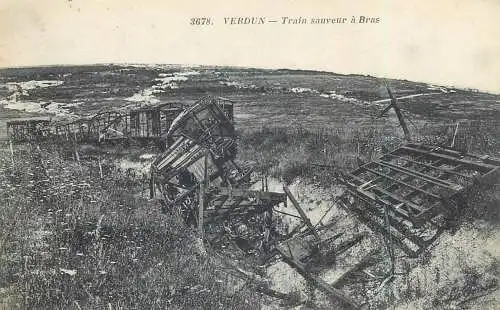 Train sauveur a Bras - Verdun catastrophe