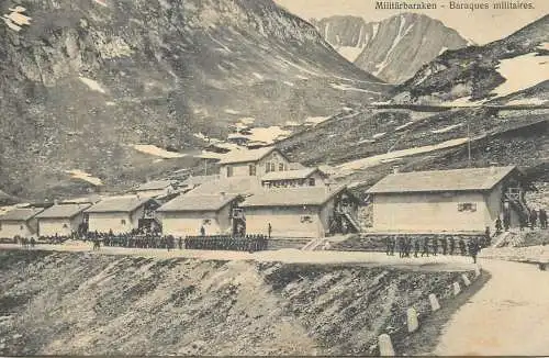 Armee Suisse baraques militaires alpine military barracks war 1914/18