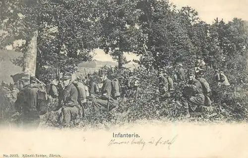 Schweizer Armee Infanterie 1904