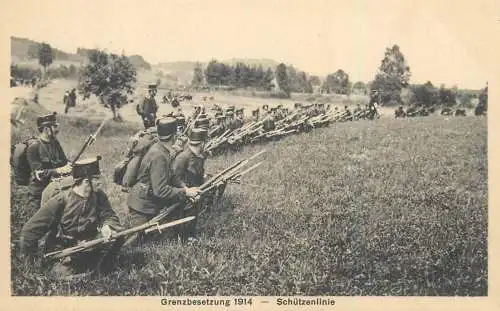 Swiss army border guards regiment 1914 occupation des frontieres