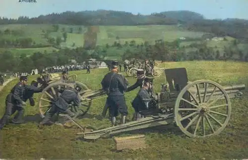 Swiss artillery canon war 1914/18