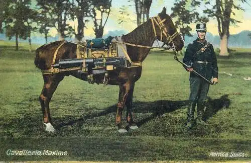 Swiss army cavalry World War 1914/1918