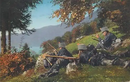 Swiss army Schweizer armee suisse infanterie infantry patrol 1914