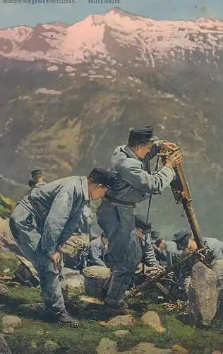 Armee Suisse mitrailleurs 1914