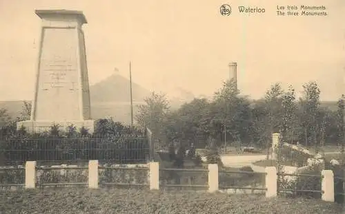 Waterloo les trois monuments
