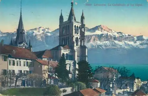 Lausanne cathedrale 1916
