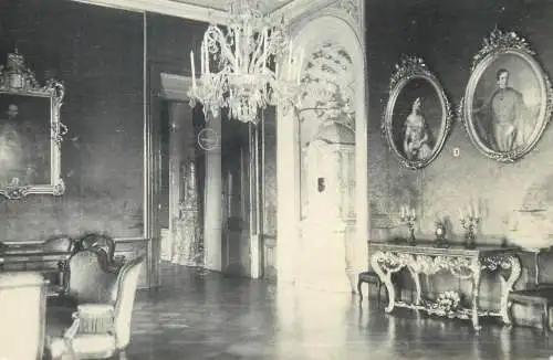 Interior photo postcard