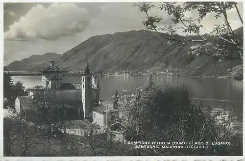 Campione d'Italia chiesa Lago di Lugano santuario madonna del Ghirli