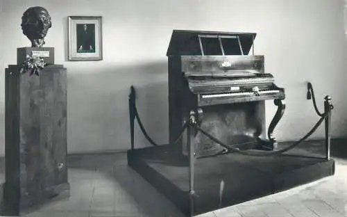 Music related photo postcard Mallorca Chopin Flugel Valldemosa el piano de Chopin