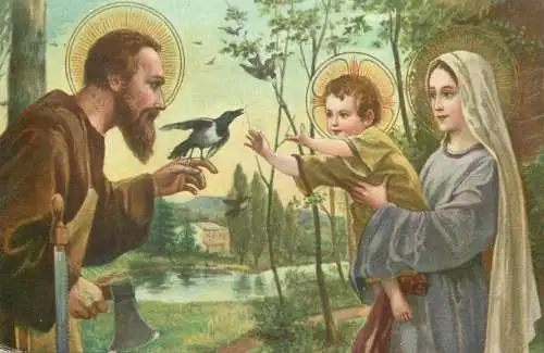 Holy Family Christmas & New Year greetings 1910