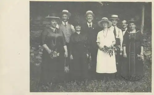 Social history photo postcard Zurich 1922