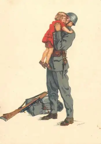 Croce Rossa Svizzera Dono Nazionale Red Cross Switzerland tombola for soldiers family artist postcard 1940