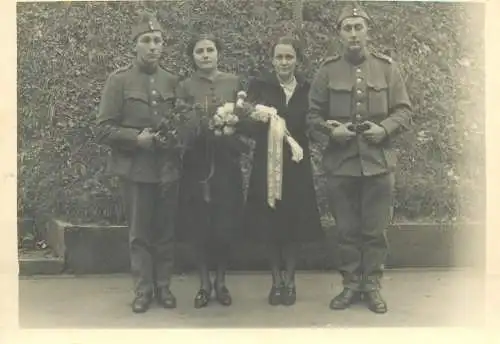 Swiss military uniforms social history photo postcard