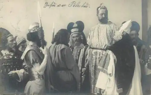 Passionsspiel Oberammergau 1910 Jesus vor Pilatus