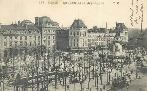 Paris la place de la Republique