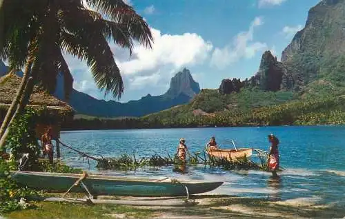 Tahiti bay of Paopao Moorea