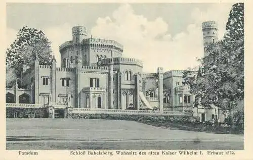 Potsdam Schloss Babelsberg wohnsitz des alten Kaiser Wilhelm I