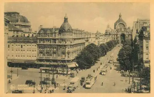 Anvers avenue de Keyser tramway