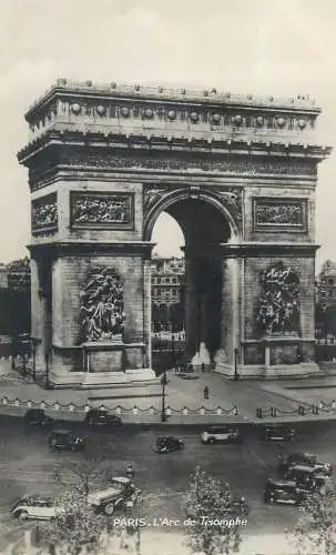cpsm Paris Arc de Triomphe