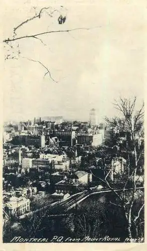 Montreal from Mount Royal