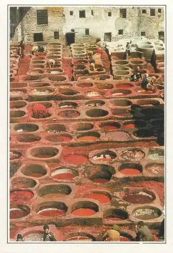 Postcard Morocco Das Gerberviertel