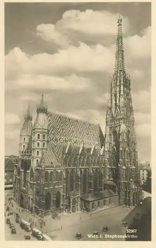 Postcard Austria Wien Stephanskirche