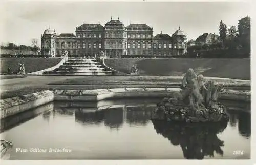 Post card Austria Wien Schloss Belvedere