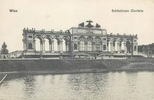Post card Austria Wien Schonbrunn Gloriette