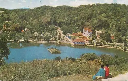 Ceylon across the lake Kandy