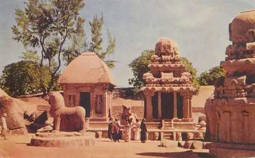 South India Mahabalipuram shrines