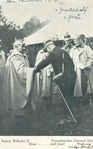 Kaiser Wilhelm II & general Pau 1912