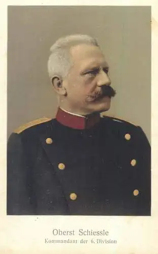 Switzerland military characters swiss army Oberst Schiessle commandant