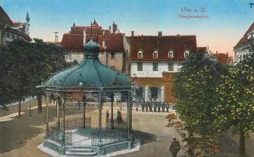 Ulm hauptwachplatz music pavilion