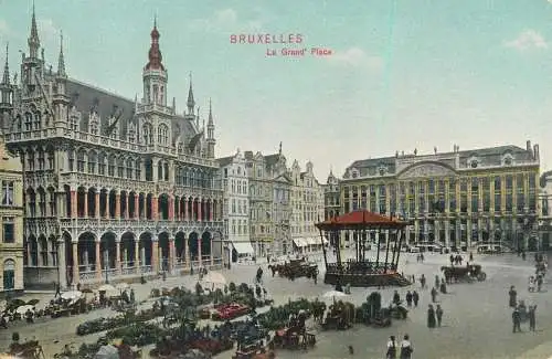 cpa Bruxelles la grand place