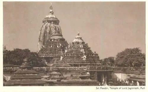 India Sri Mandir Temple of Lord Jagannath Puri