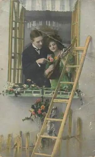Romantic couple mandolin music