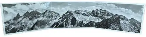 Allgauer Alpen - Heilbronnerweg-Gebiet triptic postcard