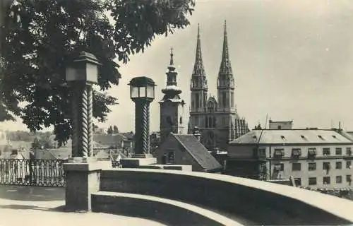 Croatia Zagreb Strossmayer promenade 1953