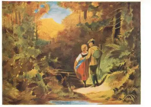 Paintings postcard Carl Spitzweg Der Pirschgang