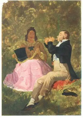 Paintings postcard Carl Spitzweg Ein Flotenkonzert Munchen