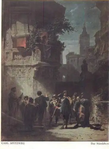 Paintings postcard Carl Spitzweg Das Standchen