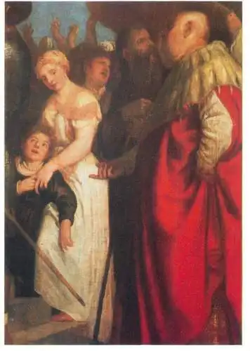 Paintings postcard Tizian Ecce homo Wien
