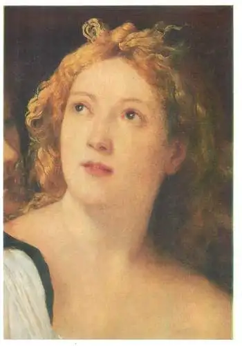 Paintings postcard Tizian Lucretia und Tarquinius Wien