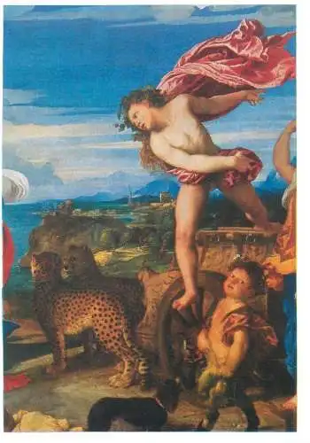 Paintings postcard Tizian Bacchus und Ariadne London