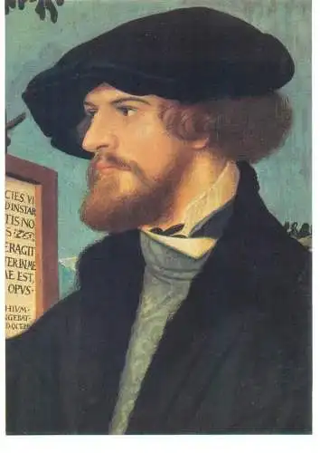 Paintings postcard Hans Holbein Bonifacius Amerbach Basel