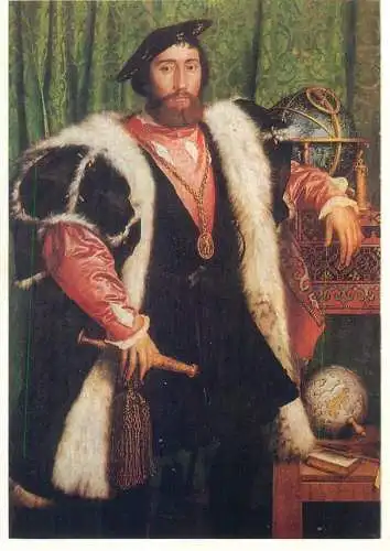Paintings postcard Hans Holbein Die Belden Gesandten London gallery