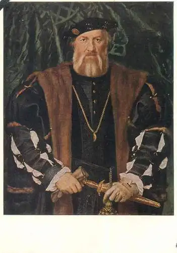 Paintings postcard Hans Holbein Bildnis des Morette Dresden gemaldegalerie