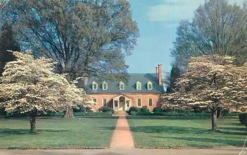 Dogwood in bloom at Gunston Hall famous colonial homes in Virginia